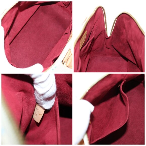 LOUIS VUITTON Monogram Multicolor Alma Hand Bag White M92647 LV Auth 133443V - Picture 15 of 16